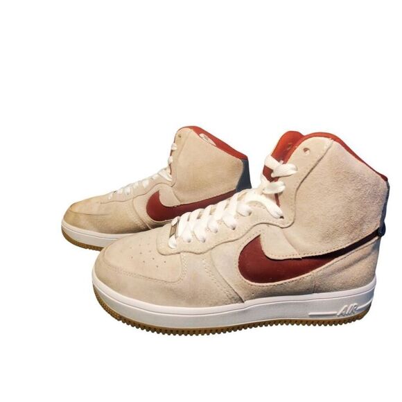 Womens Nike Air Force 1 High Sculpt 'Grey Suede' DC3590-104 Size 8.5  NO BOX - Picture 4 of 10